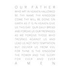 The Lord's Prayer White Coffee Mug Gallery Image 2