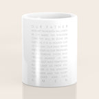 The Lord's Prayer White Coffee Mug Gallery Image 4