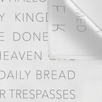 The Lord's Prayer White Wall Tapestry Gallery Image 3