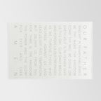 The Lord's Prayer White Rug Gallery Image 2