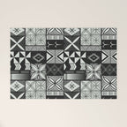 UrbanNesian Grey Maluelue Siapo and Tatau Welcome Mat Gallery Image 1