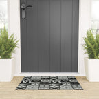 UrbanNesian Grey Maluelue Siapo and Tatau Welcome Mat Gallery Image 3