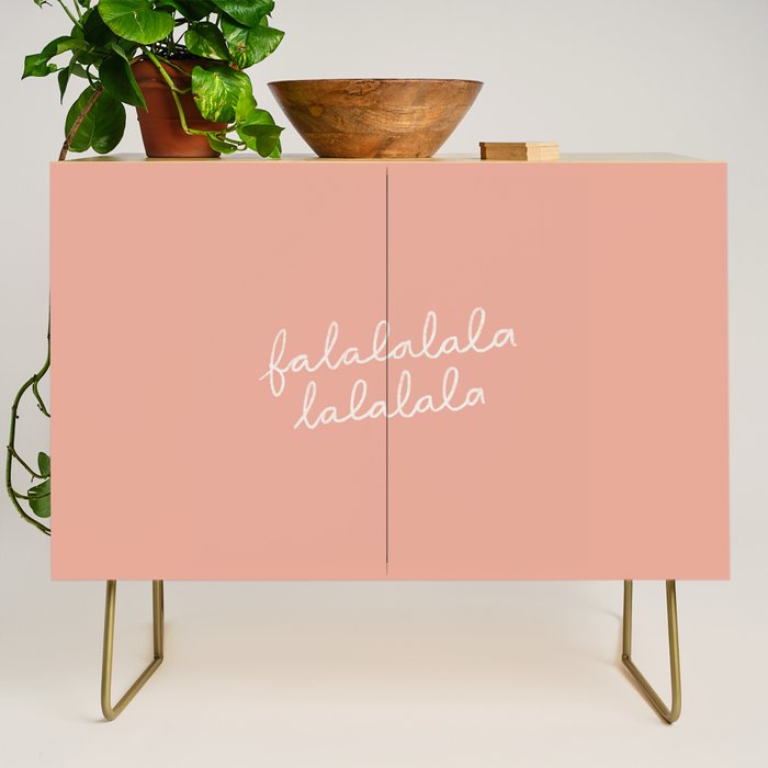 Fa La La Peach Pink Credenza Gallery Image 1