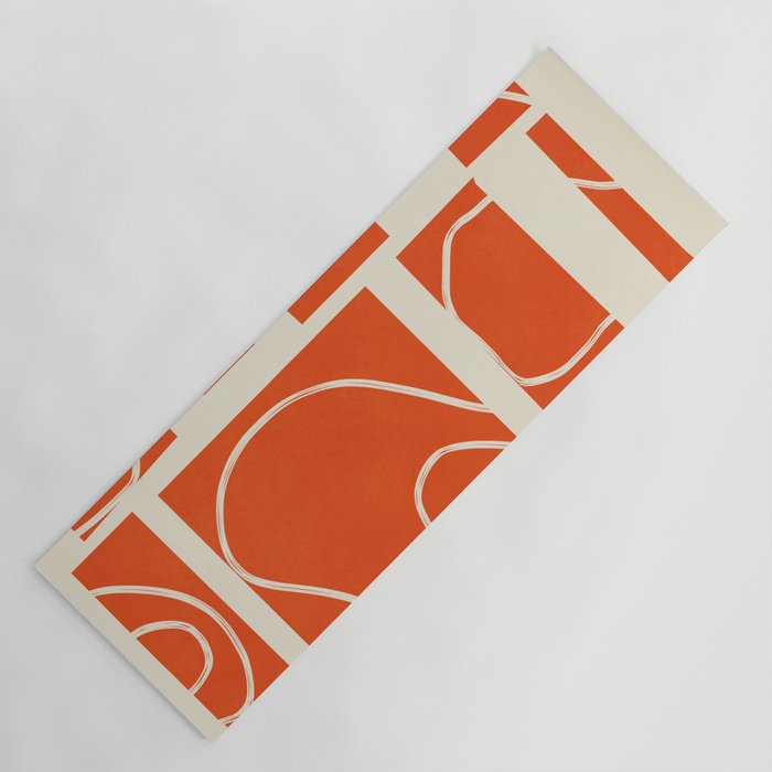 Abstract Pathways 5 Yoga Mat Gallery Image 1