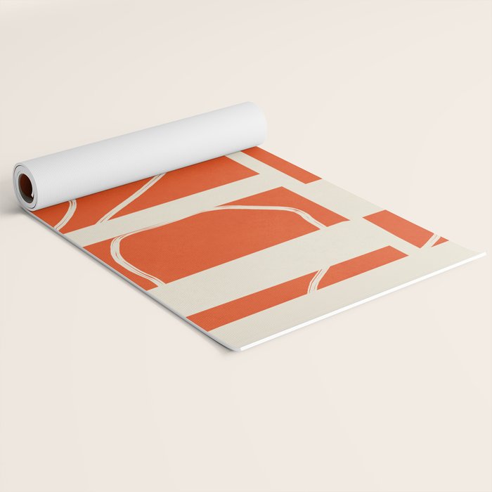 Abstract Pathways 5 Yoga Mat Gallery Image 2