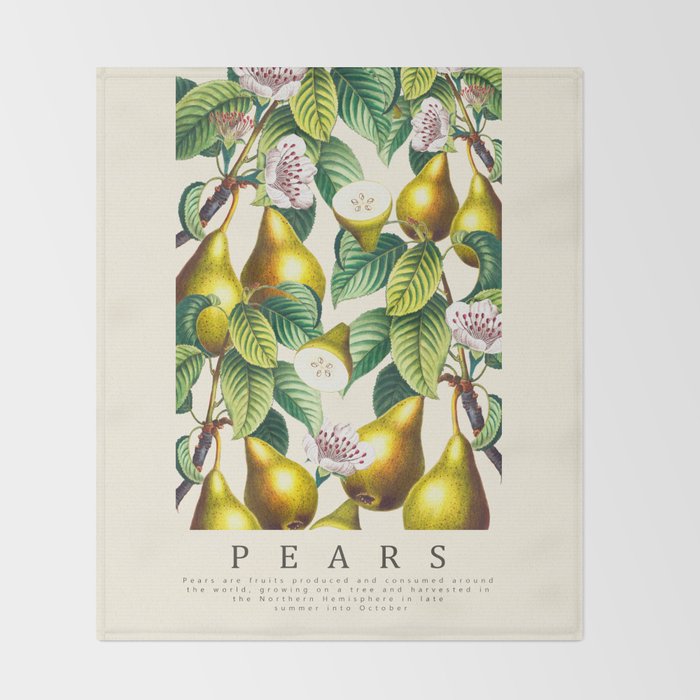 PEARS Throw Blanket Gallery Image 2