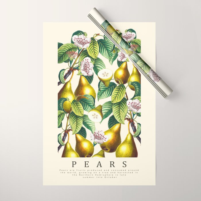 PEARS Wrapping Paper Gallery Image 1