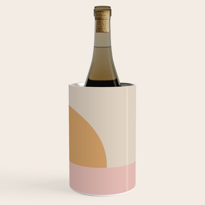 Minimal Sunrise Sunset - Earthy Neutral Wine Chiller Gallery Image 3