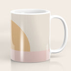 Minimal Sunrise Sunset - Earthy Neutral Coffee Mug Gallery Image 1