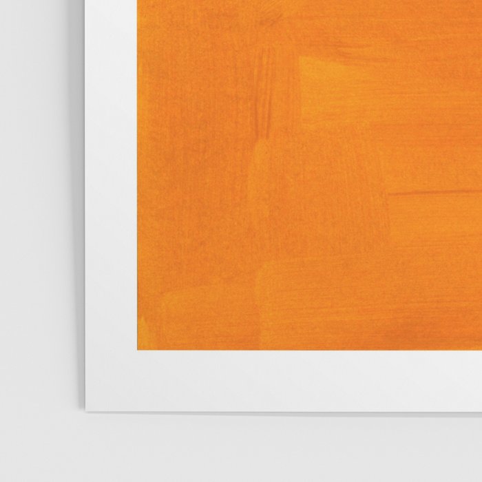 Antique Yellow  & Yellow Ochre Mid Century Modern Abstract Minimalist Rothko Color Field Squares Poster Gallery Image 3