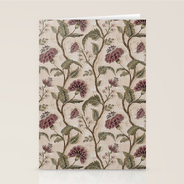 Indienne Vine - Desert Dusk Stationery Card Gallery Image 1