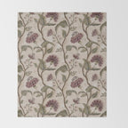 Indienne Vine - Desert Dusk Throw Blanket Gallery Image 2