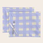 checks checks- lavender Placemat Gallery Image 1