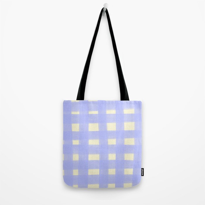 checks checks- lavender Tote Bag Gallery Image 2