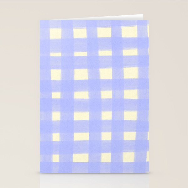 checks checks- lavender Stationery Card Gallery Image 2