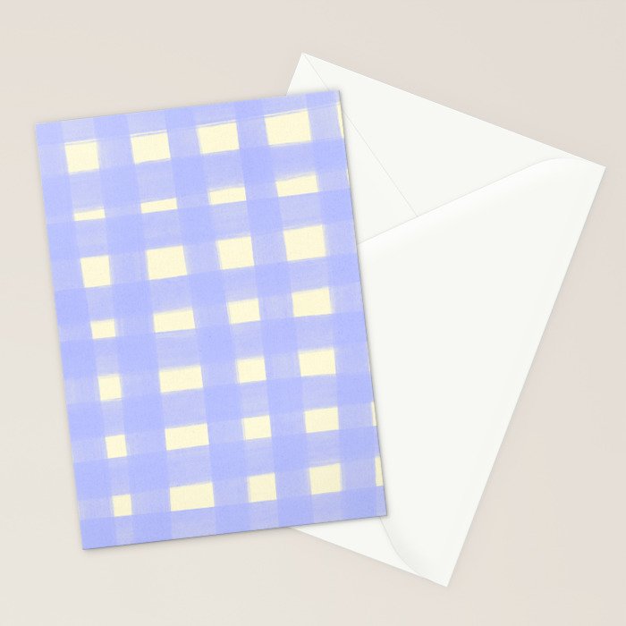 checks checks- lavender Stationery Card Gallery Image 2