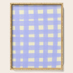 checks checks- lavender Serving Tray Gallery Image 1
