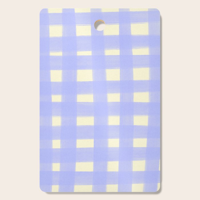 checks checks- lavender Cutting Board Gallery Image 1