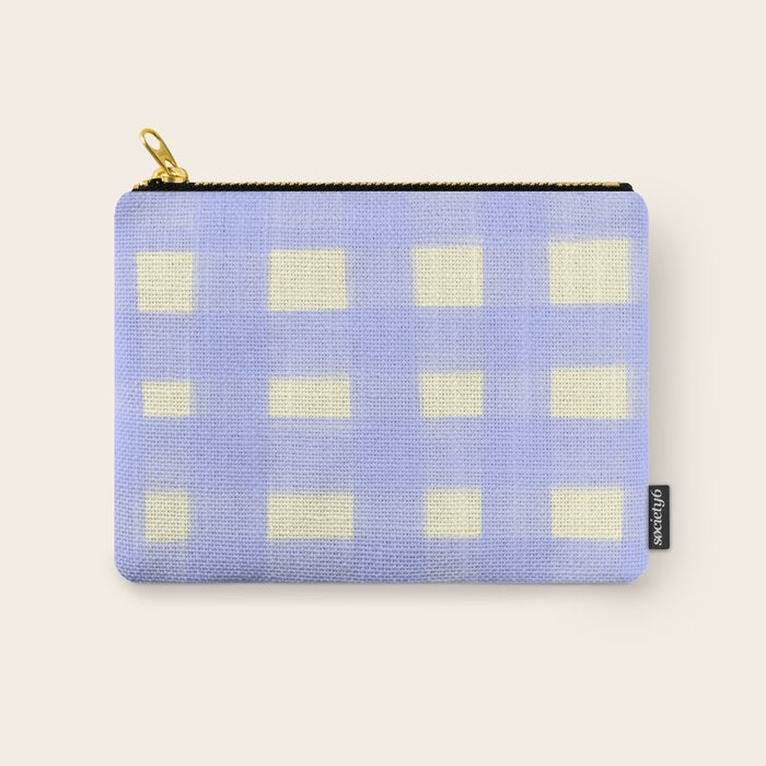 checks checks- lavender Carry All Pouch Gallery Image 1
