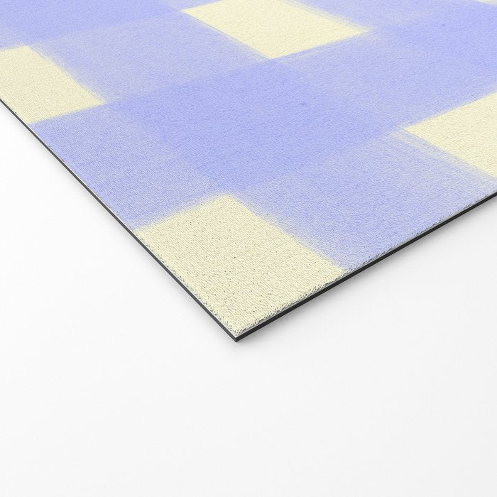 checks checks- lavender Welcome Mat Gallery Image 2