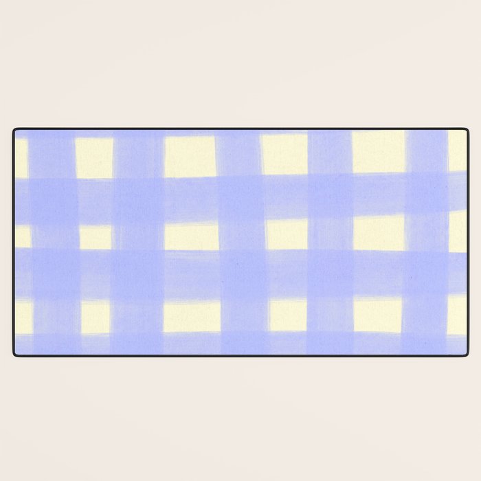 checks checks- lavender Desk Mat Gallery Image 3