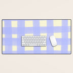 checks checks- lavender Desk Mat Gallery Image 1