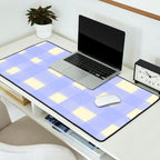 checks checks- lavender Desk Mat Gallery Image 2