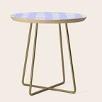 checks checks- lavender Side Table Gallery Image 1