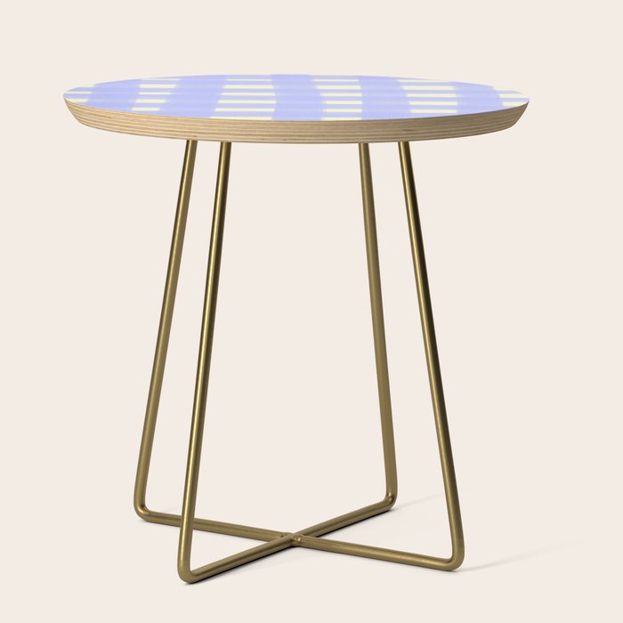checks checks- lavender Side Table Gallery Image 1