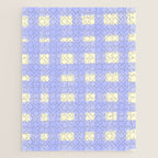 checks checks- lavender Jigsaw Puzzle Gallery Image 1