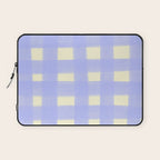 checks checks- lavender Laptop Sleeve Gallery Image 1