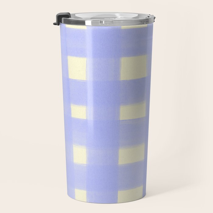 checks checks- lavender Travel Mug Gallery Image 3