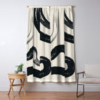 Abstract line art 131 Window Curtain Gallery Image 5