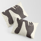 Le Chat. Funny cat illustration Pillow Sham Gallery Image 3