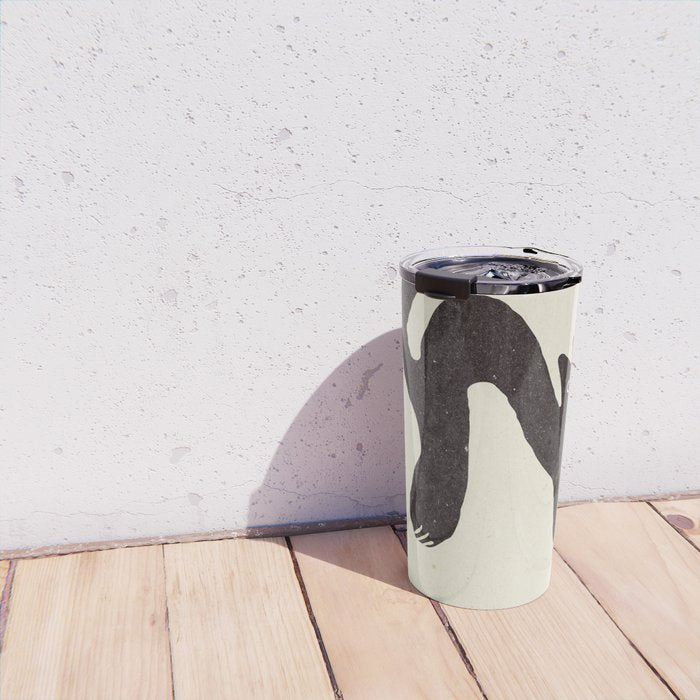 Le Chat. Funny cat illustration Travel Mug Gallery Image 4