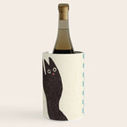 Le Chat. Funny cat illustration Wine Chiller Gallery Image 3