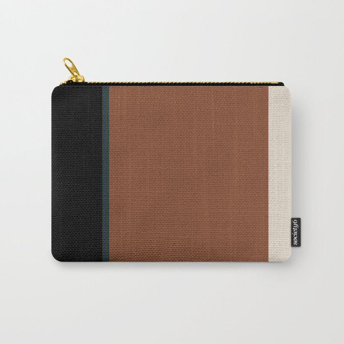 Contemporary Color Block XLVII Carry All Pouch Gallery Image 1