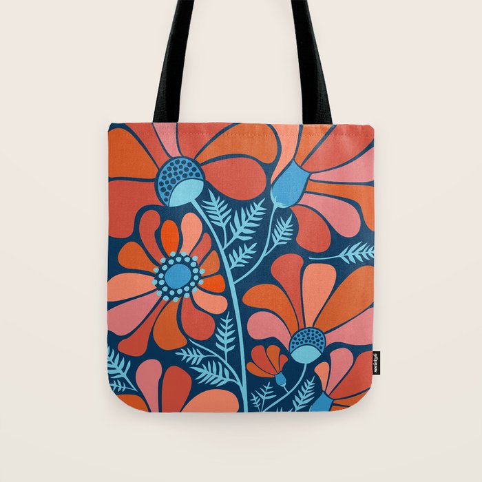 Flower Power IV Tote Bag Gallery Image 1