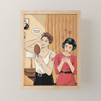 how do I look? Mini Art Print Gallery Image 1