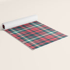 Classic Christmas Plaid Yoga Mat Gallery Image 2