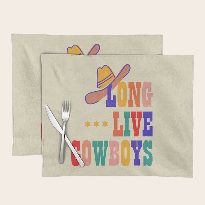 LONG LIVE COWBOYS Placemat Gallery Image 1
