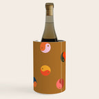 Yin and Yang Pattern -  golden yellow Wine Chiller Gallery Image 3