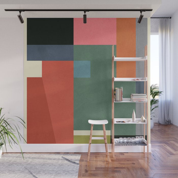 Geometric Shapes 28 Wall Mural Gallery Image 1