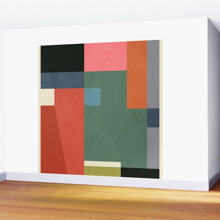 Geometric Shapes 28 Wall Mural Gallery Image 2