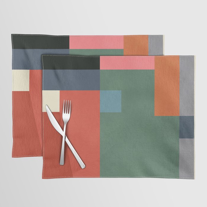 Geometric Shapes 28 Placemat Gallery Image 1