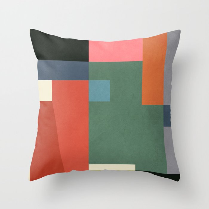 Geometric Shapes 28 Throw Pillow Gallery Image 6