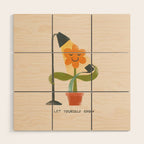 Let yourself grow Wood Wall Art Gallery Image 1