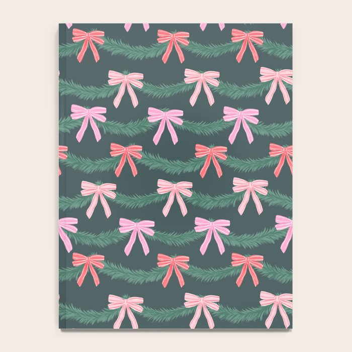 Christmas Garland with Bows Notebook Gallery Image 4