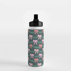 Christmas Garland with Bows Water Bottle Gallery Image 2