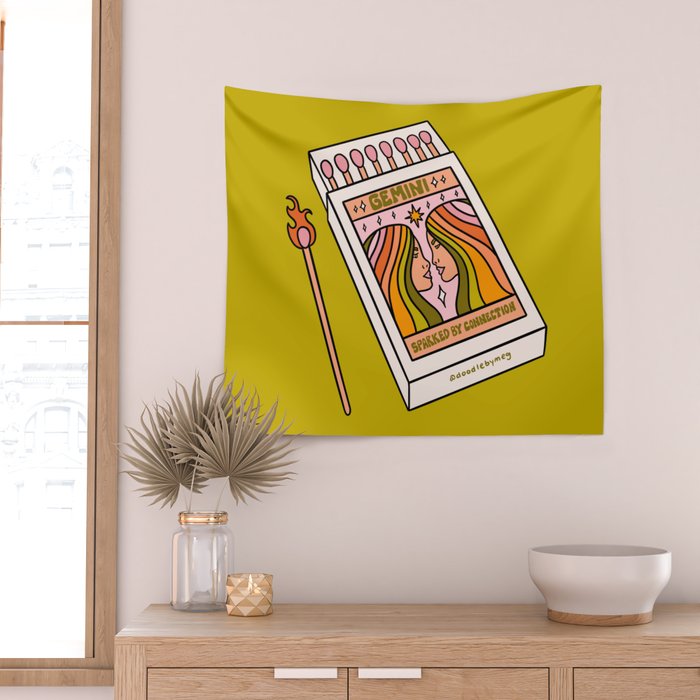 Gemini Matchbox Wall Tapestry Gallery Image 2
